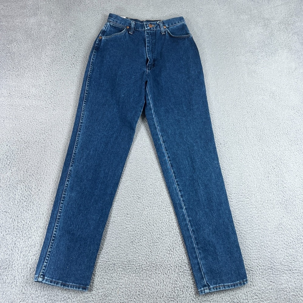 VTG 70s 80s Wrangler Jeans Womens sz 7 / 8 26x32 Western Mom Cotton Bare Back